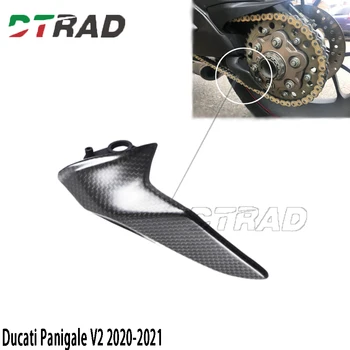 100% de fibra de carbono, protetor de corrente para a Ducati Panigale V2 2020-2021 Ducati 1199/899 2012-2014 Ducati 1299/899 2014-2017