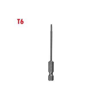 1pc Magnético Cabeça Torx chave de Fenda que Bit de Aço de Liga de 75mm de Segurança inviolável Estrelas T7/T8/T9/T10/T15/T20/T25/T27/T30/T40