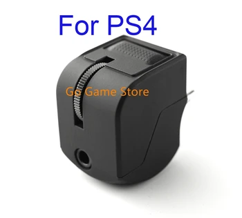 1pc por a Sony Ps4 Gamepad Adaptador de Fone de ouvido Controle de Volume de Áudio, Interface de Adaptador de Fone de ouvido e Microfone