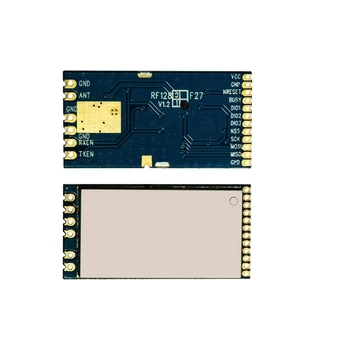 2 PCS LoRa1281F27 500mW FCC/CE/RoHS Certificou de Longa Distância De 2,4 G lora módulo de RF SX1281 chip