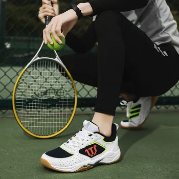 2022 Nova Tendência De Badminton Mens Sapatos De Luxo Da Marca De Tênis De Mesa Tênis De Mulheres Wearable Unisex Esporte Sapatos Anti-Derrapantes Sapato De Ténis De Meninos