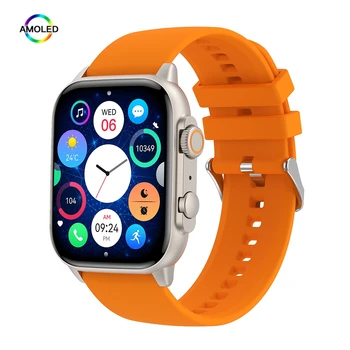 2023 NOVO HK95 Smart Watch 1.96 AMOLED Sempre-no Ecrã de Chamada Bluetooth IP68 Impermeável Esportes Smartwatch para Android IOS Telefone