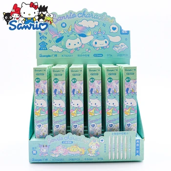 24pcs Genuíno Sanrio Kinbor Caneta Gel Neutro Caneta Hello Kitty Pochacco por grosso de artigos de Papelaria