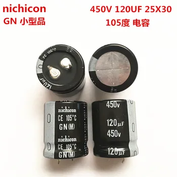 2PCS/10PCS 120uf 450v Nichicon GN 25x30mm 450V120uF Snap-in Capacitor PSU