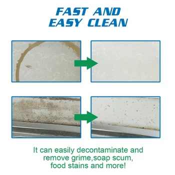 30g de Limpeza Biodegradáveis Pedra Removedor de Manchas Rapidamente Aspirador de Pó Branco de Cozinha Agente de Limpeza para Todos os Fins