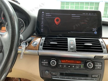 8+256G sem Fio Carplay Android 11 Para BMW X5 X6 E70 E71 2007- 2011 2012 2013 Áudio Receptor de Rádio Gravador de GPS de Vídeo Unidade de Cabeça
