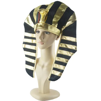 Adultos garoto homens Vintage Egito, Faraó Egípcio, Rei, príncipe Chapéu Capacete festa de halloween Vestido de Fantasia cosplay do Traje Prop