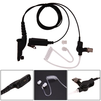 Auricular Ppf con tubo de sonido de aire, micrófono, interfono antirradiación para Motorola Xpr, sello Dp, Apx