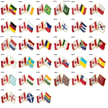 Bandeira Laple Pin Insígnia Broche Canadá amizade Etiópia, Irlanda, Brasil, Paquistão, Bélgica, Polônia, Alemanha, Rússia, Filipinas Finlândia