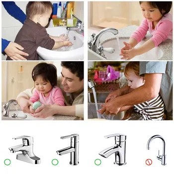 banheira de bebê toque animal banheiro torneira da cozinha extender shampoo cap Chidlren de desenhos animados para as crianças a lavar as mãos lavar silicone pia