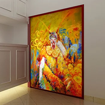 beibehang papel de parede para quarto papel de parede personalizado corredor hall de entrada murais decorativas, pintura, papel de parede de Macaco