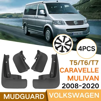 Carro de Lama Guardas Para o Transportador da VW Caravelle Multivan T5 T6 2008~2021 Lama retalhos de pára-lamas resguardo de Lama Fender Acessórios