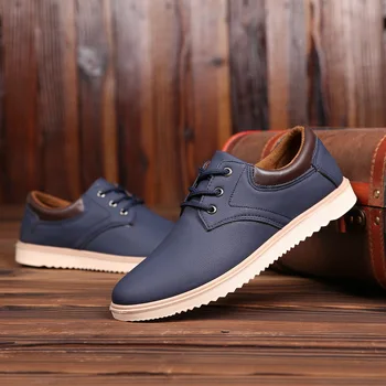 Casuais Sapatos de Verão 2023 Novo Anti-derrapante Sapatos de Trabalho de Moda Laço de Esportes Roupas de Trabalho Sapatos de Couro Zapatos Para Homens