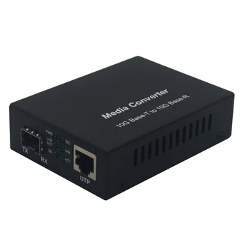 Comercial 10G-Base-T para 10G Base-R Ethernet SFP de Fibra de Media Converter
