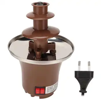 Fonte de Chocolate 45℃ Aquecimento 45W Portátil Mini Fondue de Chocolate Fonte para a Casa de Presentes UE Plug 220V