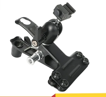 Fotografia acessórios studio universal pan-tilt câmera de equipamentos set-top quente boot flash de lâmpada com um poderoso clip