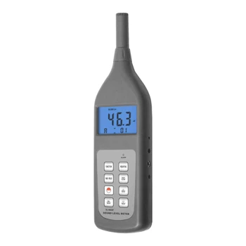Multifuncional Digital Medidor de Nível de Som de Ruído, Medidor medidores de Decibéis SL-5868P 30 ~ 130 dB