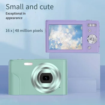Nova Câmera Digital, Portátil, 2.4 polegadas, Ecrã HD Câmara de Vídeo 4800 Milhões de pixels Crianças dos desenhos animados Bonitos Câmera de Fotografia ao ar livre