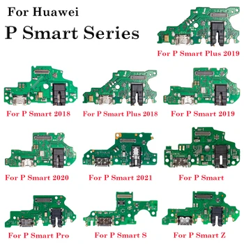 Nova Porta de Carregamento USB Conector Dock cabo do Cabo flexível Com MICROFONE Para Huawei P Smart pro S Z 2018 2019 2020 2021 P Smart plus 2018 2019