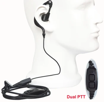 Novo baofeng fone de ouvido com dupla PPF botton tecla do auricular para o baofeng UV-82 UV-8D