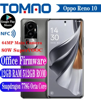 Novo Original OPPo Reno 10 5G SmartPhone Snapdragon 778G Octa Core 6.7