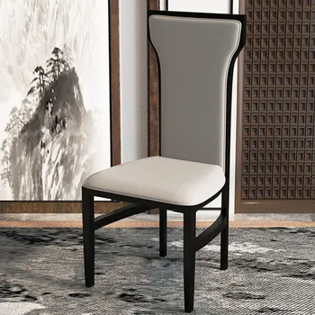 Parte de Metal Cadeiras de Jantar Salão de Design Exclusivo Cadeiras de Jantar de Luxo Moderno Sedie Da Sala Enquanto Mobília de Sala de Jantar WK50CY