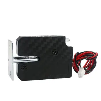 Pequeno armário de bloqueio DC3v liga de plástico de arame de trava elétrica, mini-bloqueio eletrônico de caixa de correio de bloqueio da porta da mobília da gaveta de bloqueio