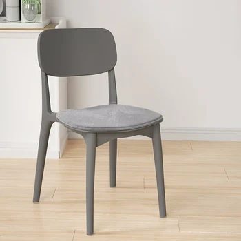 Plástico Moderno Cadeira De Jantar Designer De Escritório Confortável Cadeira De Jantar Cozinha Quarto De Luxo Cadeiras Para Pequenos Espaços Comedor De Artigos Para O Lar