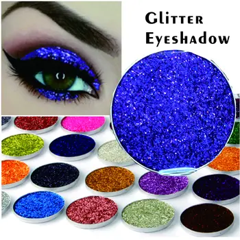 Pressionado Glitter Sombra de Olho Single Eyeshadow Maquiagem Glitter Eyeshadow maquiagem Cosméticos Pigmento Reluz maquiagem sombra
