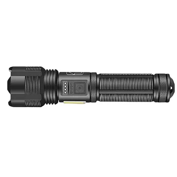 Recarregável USB Compacto Lanterna Brilho Ajustável Zoom Holofotes para a Emergência e o Uso ao ar livre