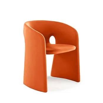 Rochburg Cadeira De Jantar Criativo Cadeira Simples E Moderno, Curvo Almofada Personalidade Prático Conveniente Elástica De Alta Esponja De Espuma