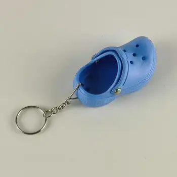 Sandália Chaveiro de Simulação de Alta Mini Chaveiro Lindo Plástico 3D Chinelo Sandália Chaveiro
