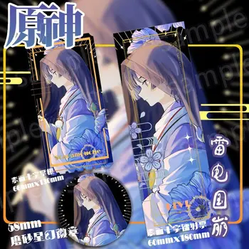 Scaramouche Andarilho Genshin Impacto do Anime está Emblema do Laser de Bilhetes de Estudante Roupas Mochila Pinos Broche para Laser bilhete de stubs