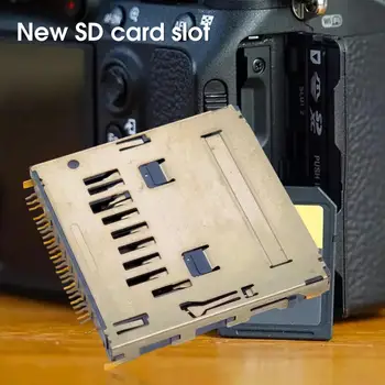 Slot para Cartão de memória à prova de Ferrugem de Peças de Reparação de memória da Câmara Digital SD Slot de Cartão de Substituição Para Sony W310 W550 W610 W630 W670 W690