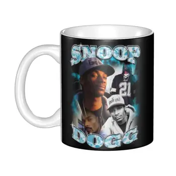 Snoop Dogg Canecas de Café DIY de Música Personalizadas Rapper Cerâmica de Chá de Leite em Caneca Trabalho ao ar livre Acampamento Copos