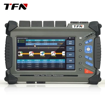 TFN F7-SM1 OTDR Fiber Optic Testador SM/MM 850/1300/1310/1550nm 26/30/37/35dB Óptico de Alta Precisão no Domínio do Tempo Refletômetro