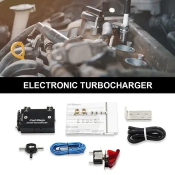 Universal Ajustável de Corrida de Duplo Estágio Eletrônico Turbo Turbocompressor Psi Impulso Controlador Kit de opção/w Acessórios para carros