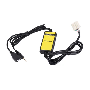 USB AUX Mp3 Player Adaptador Carro de Música Digital carregador de Cd de 3,5 mm para 2/3/5/6/CX7/MX5/MPV/Miata//RX8 interface
