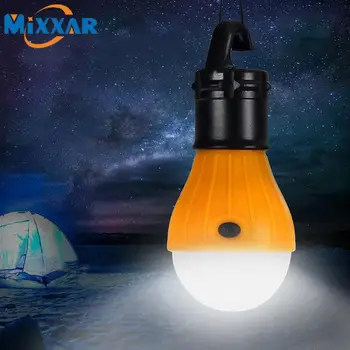 ZK40 Iluminação Portátil Lanterna Tenda do Bulbo Lâmpada de Emergência Impermeável Pendurar Lanterna de Campismo Luz Pilhas AAA Alimentado